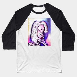 George Frideric Handel Pink Portrait | George Frideric Handel Artwork 12 Baseball T-Shirt